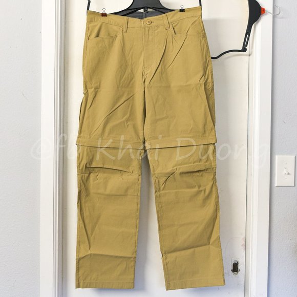 Eddie Bauer convertible‎ men tech pant TAN - Picture 2 of 6